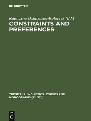 cover image of Constraints and Preferences